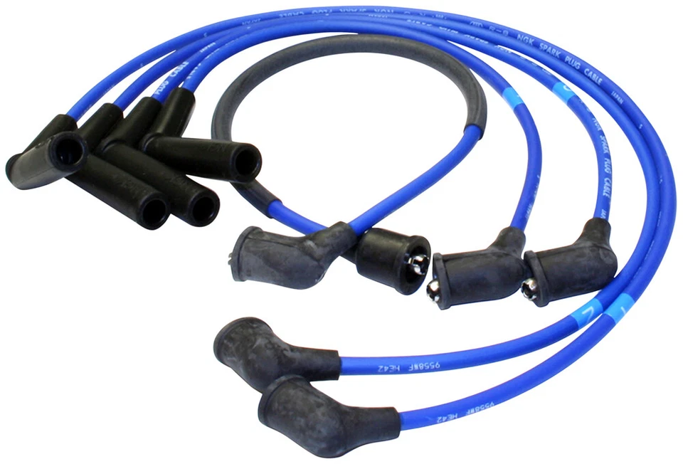 Juego de cables de bujía para Honda Accord 1986-1989 2,0 L 4 cilindros CARB 1987 1988 NGK Foto 1 de 1