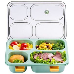 Toolzia Bento Box, Bento Lunch Box for Kids and Adults (Green)