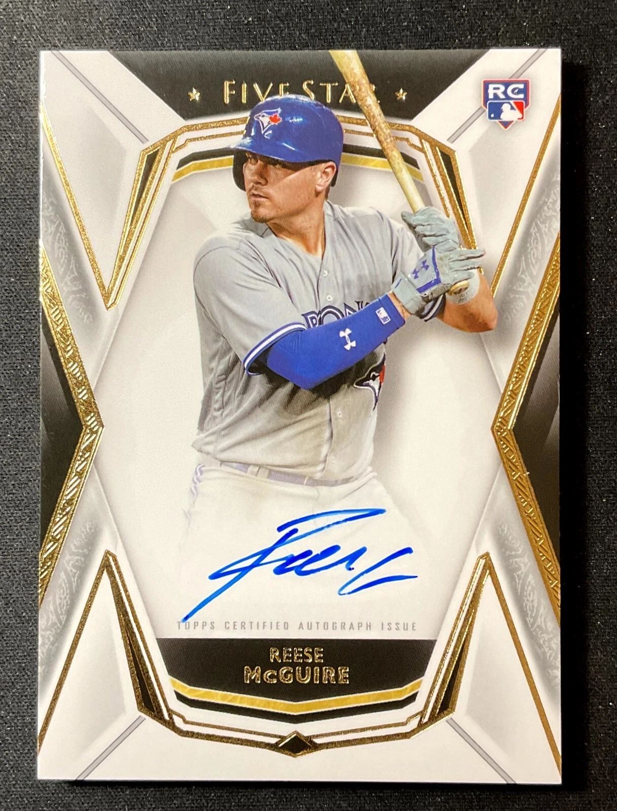 2019 Topps Five Star Reese McGuire Rookie Autograph Auto RC #FSA-RM Blue Jays