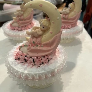 Set of 3 handmade centerpieces for Baby shower - Picture 1 of 2