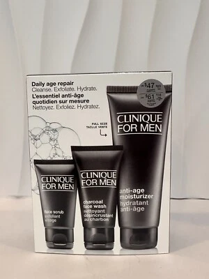 Brand New Clinique For Men Daily Age Repair Anti-Aging Skin Care Set NIB - Image 1 of 4
