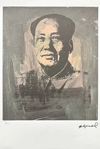 ANDY WARHOL - Mao Ce-tung - signed, numbered edition 80/100, 38 x 56 cm - Picture 1 of 7