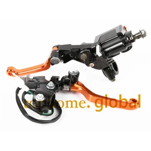 7/8" Brake Master Cylinder Reservoir levers fit kawasaki KX KLX 65/85/125/250 - Picture 1 of 9