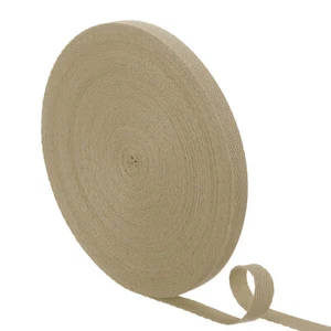 23 Yards Cotton Twill Tape, 10mm Herringbone Webbing Ribbons Dark Khaki - Picture 1 of 7