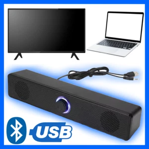 Bluetooth Soundbar Wired/Wireless USB Speaker TV Home Theater Surround Sound - Picture 1 of 15