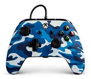 PowerA 1508486-01 Wired Controller For Xbox One Marine Camo Very Good 6E - Picture 1 of 3