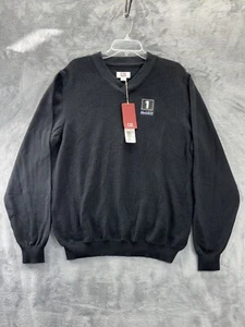 NWT Cutter Buck Mobil 1 V-Neck Long Sleeve Pullover XL Sweater Shirt Waffle Knit - Picture 1 of 24