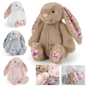 31cm Jellycat Bonnie Rabbit Blossom Cream Bunny Plush Soft Stuffed Animal Toys - Picture 1 of 14