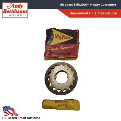 1960 Dodge Plymouth Valiant bomba de óleo dianteira engrenagem e pinhão 6 cilindros 2196796 NOS. - Imagem 1 de 4