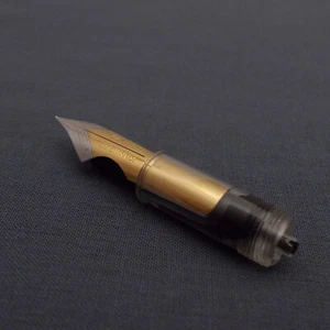 Bock Comp. Nib Unit - KW#6 (Ultra Flex V2) Fountain Pen Nib with Ebonite Feed - Picture 1 of 15