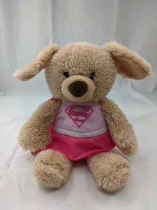 Gund Supergirl Yvette Puppy Dog Plush DC Comics Pink 12 Inch Stuffed Animal - Picture 1 of 8