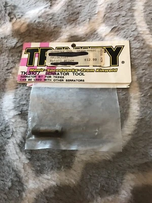 Team Trinity Vintage RC Serrator Tool Bit TK3107 Rare Discontinued - Image 1 of 2