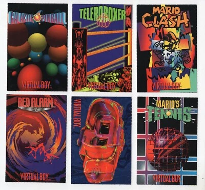 Лот из 6 карт Nintendo Power 1995 Virtual Boy - Изображение 1 из 4