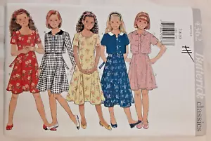 Vintage OOP Butterick Sewing Pattern 4362 Girl Jacket & Dress Craft Project (H) - Picture 1 of 2