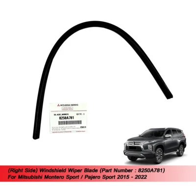 Limpiaparabrisas derecho 8250A781 apto para Montero Pajero Sport 2015 - 2022 Foto 1 de 4