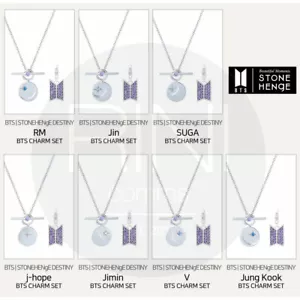 BTS STONE HENgE MOMENT OF LIGHT Necklace+BTS CHARM SET COEXIST Ver + Tracking# - Bild 1 von 16