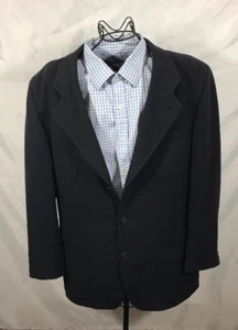 Blazer Ralph Lauren Para Hombre Azul Tres Botones Abrigo Deportivo Mezcla Lana Talla 40R - Imagen 1 de 8