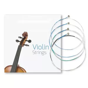 Violin String Set for 4/4, 3/4, 1/2 Size Violins - Full Set E A D G - Picture 1 of 4