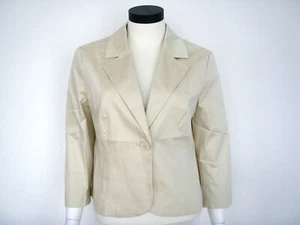 ELEGANTER TAILLIERTER H&M DAMEN BUSINESS/FREIZEIT BLAZER BEIGE Gr.42 * 999 TOP - Bild 1 von 5