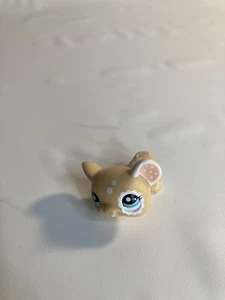 Littlest Pet Shop LPS # 1618 Tan White Polka Dot Blythe Mouse Authentic - Picture 1 of 4