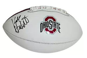 KIRK HERBSTREIT HAND SIGNED AUTOGRAPH FOOTBALL OHIO STATE LOGO COA AUTO ESPN - Picture 1 of 1