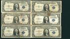 (( Six Notes )) $1 1935 Silver Certificate ** Paper Currency Auctions