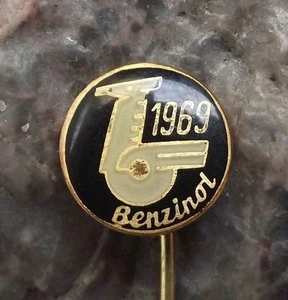 1969 Motor de gasolina gasolina gasolina gasolina Unipetrol Company caballo alado logotipo pasador insignia - Imagen 1 de 5