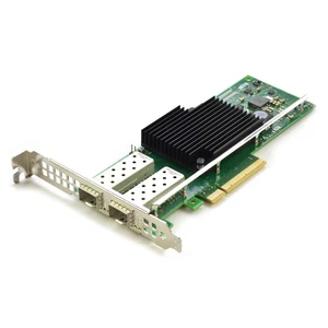 Dell 0Y5M7N Intel X710-DA2 Dual-Port 10GB SFP+ PCIe NIC Full Height Bracket - Picture 1 of 2