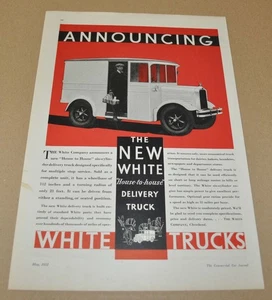 1931 White Truck Ad Print Heil Dump Mack - Picture 1 of 2