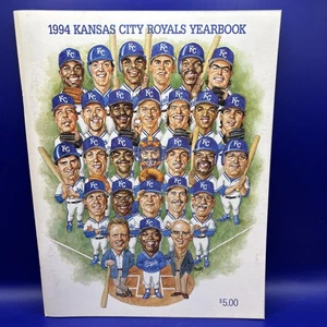 Anuario de 88 páginas de los Reales de Kansas City 1994 - 8,5" x 11" - Imagen 1 de 9