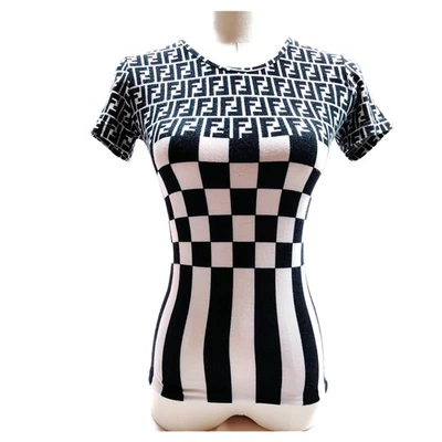 NO TARIFF Fendi Tops Ladies Rayon Polyurethane 3983183 - Image 1 of 4