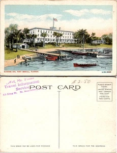 Vintage Postkarte - SUNRISE INN, PORT SEWALL, FLORIDA. DIESER RAUM KANN FÜR MICH GENUTZT WERDEN - Bild 1 von 1