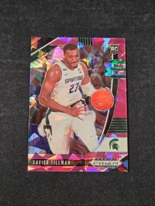 Selecciones del draft Panini Prizm 2020-21 - Xavier Tillman #62 Pink Ice Prizm (RC) - Imagen 1 de 2
