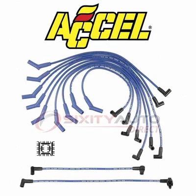 ACCEL Spark Plug Wire Set for 1983-1996 Ford F-350 5.8L 7.5L V8 - Ignition rb Foto 1 de 4
