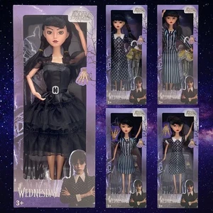 Wednesday Addams 30cm BJD Puppe Actionfigur Anime Spielzeug Zimmer Deko Geschenk Mädchen - Bild 1 von 23