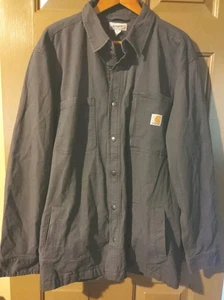 Camisa/Jac Carhartt Para Hombres Talla XL Rigby Franela Forrado Lona Tareas Abrigo 102851-029 - Imagen 1 de 7