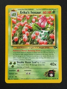 Pokémon Karte Erika's Ivysaur 41/132 REGULAR WOTC Gym Challenge Uncommon - Bild 1 von 4