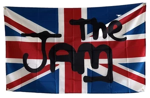 THE JAM / PAUL WELLER UNION JACK FLAG 5×3FT MODS FREE UK 48HR POST - Bild 1 von 4