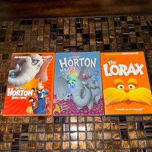 Dr. Seuss DVDs Bundle: , The Lorax, Horton Hears A Who!! - Picture 1 of 10