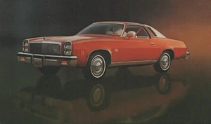 Postcard Chevrolet 1977 Malibu Classic Landau Coupe Red 2-door a14641 - Picture 1 of 8