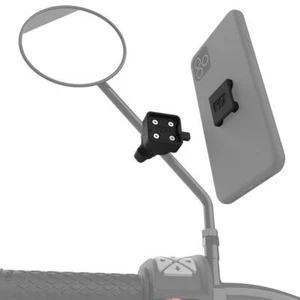 Oxford CLIQR Motorcycle Mobile Phone Mirror Stem Mount Handlebar Holder - Picture 1 of 9