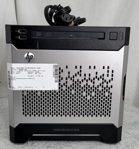 HP 775590-S01 Proliant Microserver Gen8 Xeon E3-1220L V2 2.3Ghz 8GB 3.5"x 4 - Picture 1 of 6