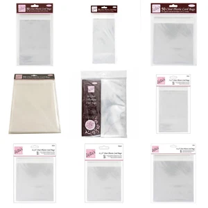 Anitas Card Bags Various Sizes Transparent Packs Clear Card Protection Plastic - Picture 1 of 10