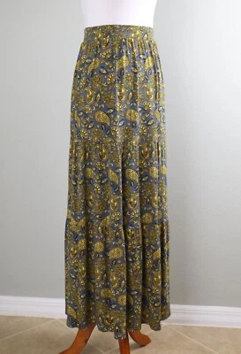 Maxi falda jersey cachemir cosecha en niveles suave talla US 6 R BODEN $155 Foto 1 de 4