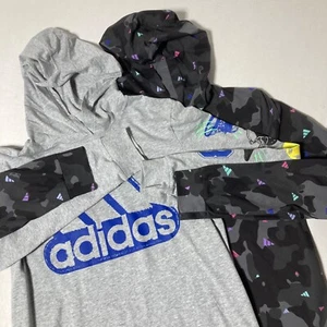 Boys Adidas Multicolor Hoodie Bundle Lot of 2 Size XL (18-20) - Picture 1 of 13