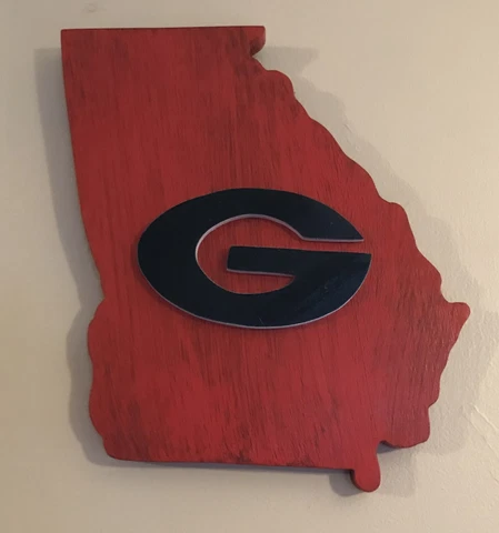 UGA - University of Georgia Wooden wall Plaque - FREE SHIPPING Cover