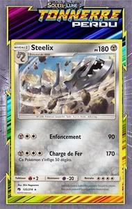 Steelix - SL08:Lost Thunder - 125/214 - New French Pokemon Card - Picture 1 of 1