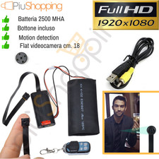 SPY CAMERA MICRO TELECAMERA SPIA NASCOSTA MICROCAMERA FULL HD MOTION DETECTION