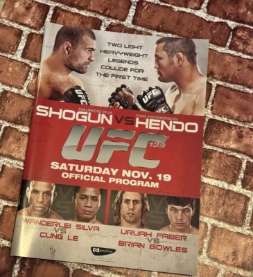 UFC 139 PROGRAM | SHOGUN RUA vs DAN HENDERSON | 2011 San Jose | Hall of Fame - Image 1 of 4