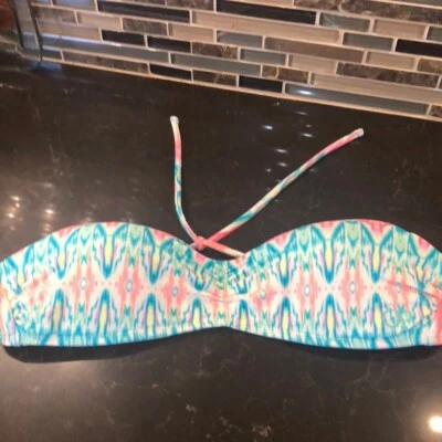 Top de bikini OP neón brillante pequeño (3-5) Foto 1 de 2